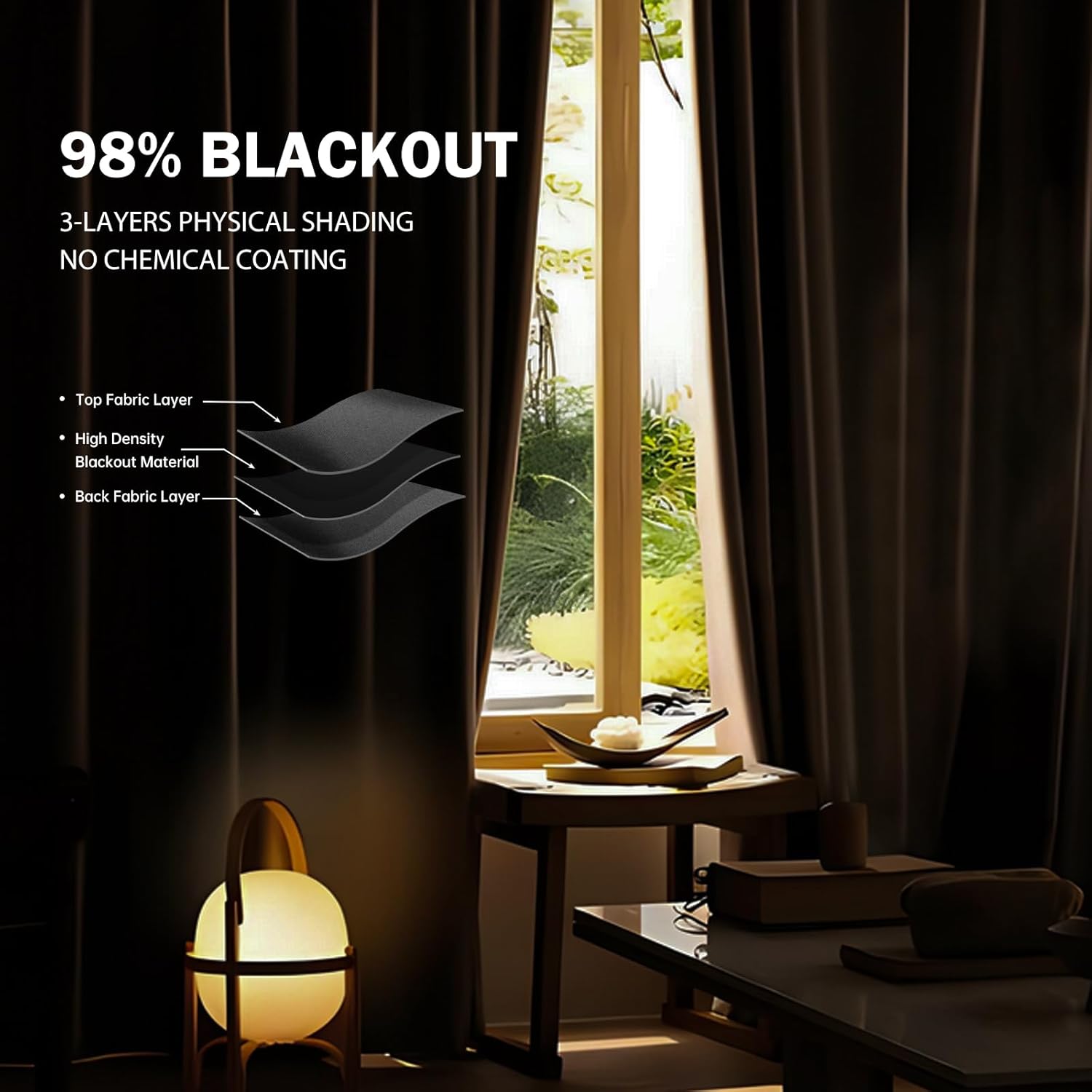 Room Divider Ceiling Mounted Curtains Track Sets Extra Wide Blackout Curtain Flexible Tracks for Bedroom Privacy Partition Separator, 1 Panel Grey Drape and White Rail, W8.3 x H8ft