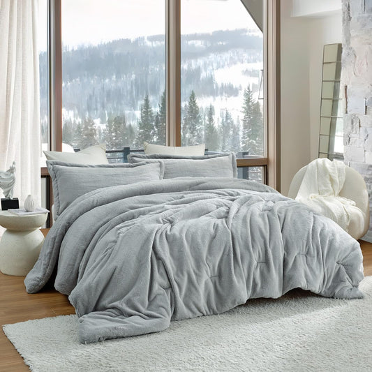 Coma Inducer I Am Bed Serious Alaskan King Comforter Set - Winter Gray