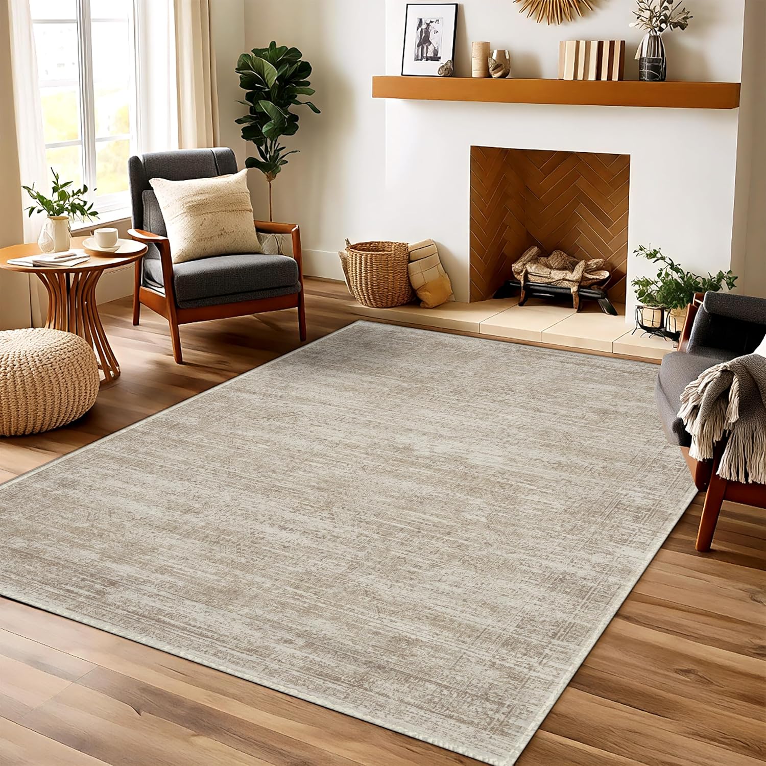 8x10 Rugs for Living Room Washable Green Area Rug Rugs for Bedroom